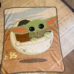 Baby Yoda Fleece Blanket